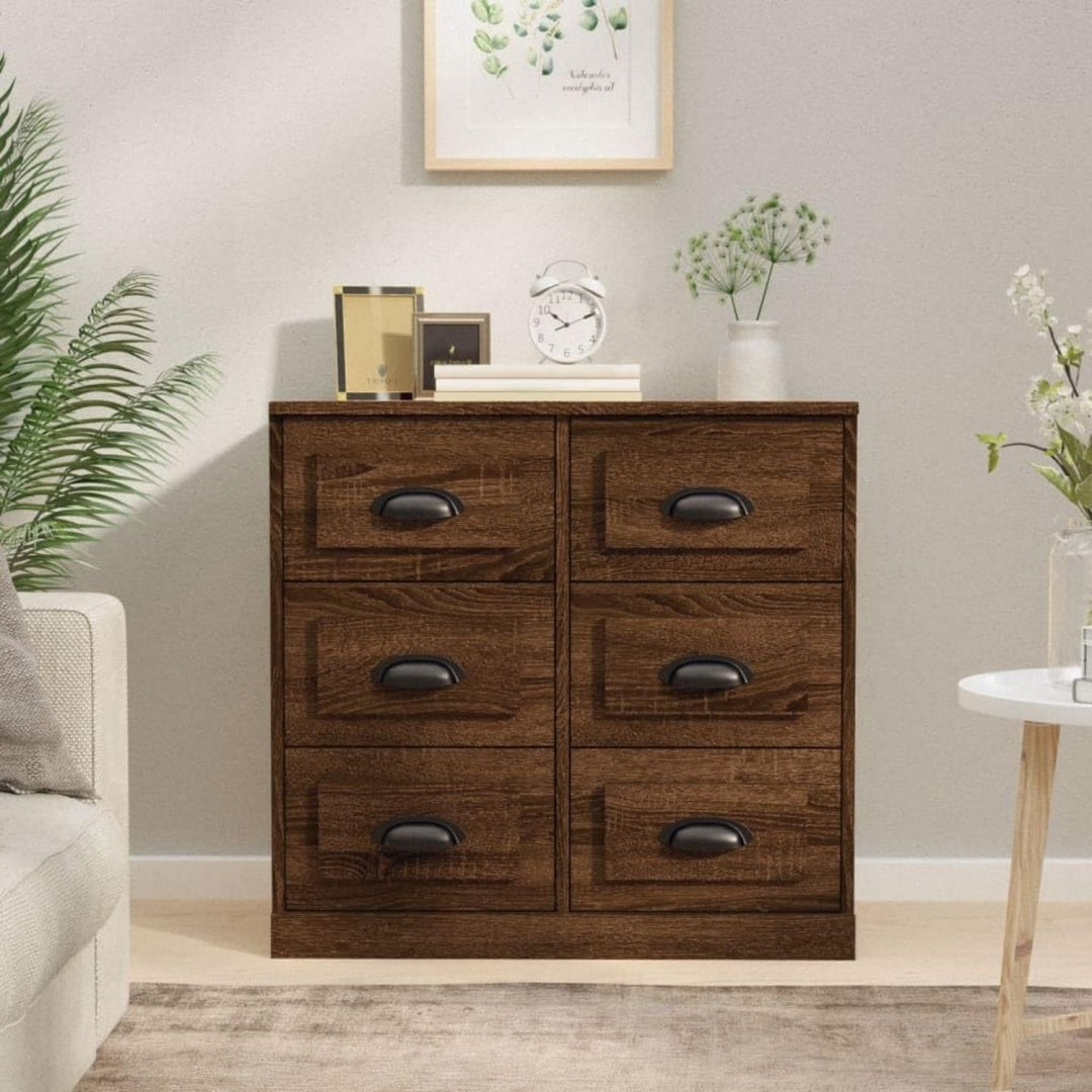 Sideboard mit den Massen 70 x 35.5 x 67.5 cm in Eichenbraun