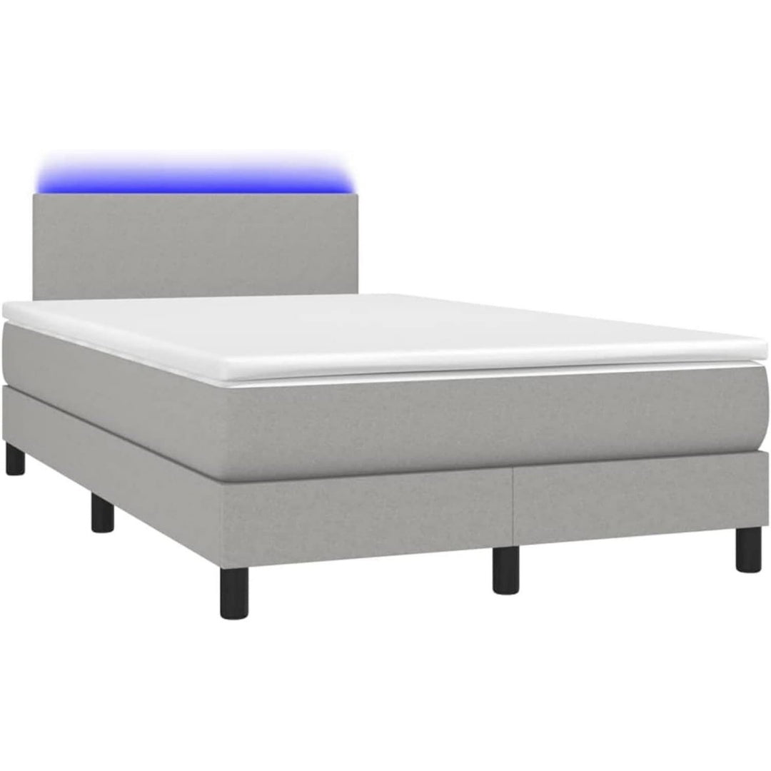 LED Beleuchtung und Hoehenverstellung an dem Boxspringbett