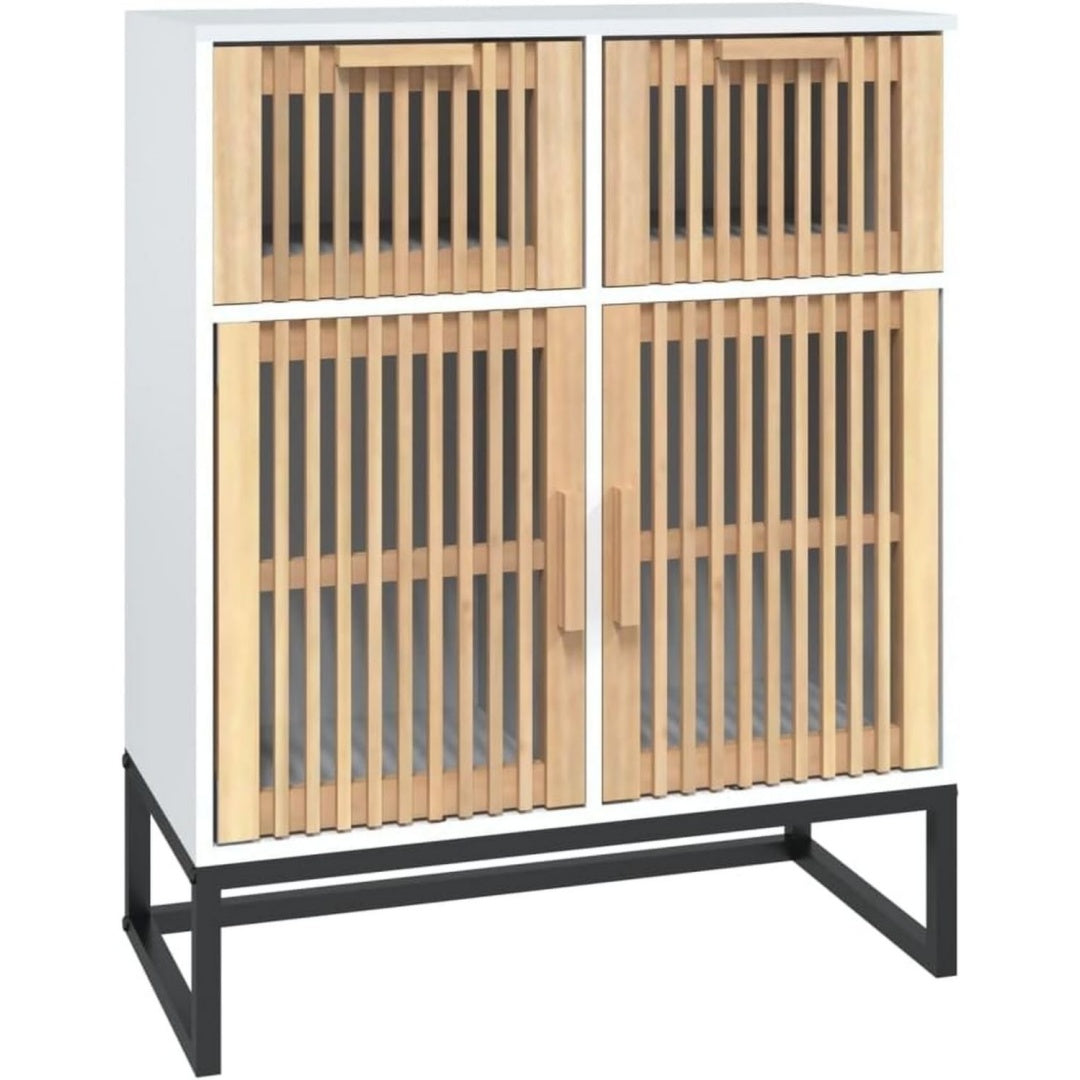 Sideboard mit den Massen 60 x 30 x 75 cm in Weiss