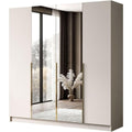 Kleiderschrank mit grifflosen Fronten