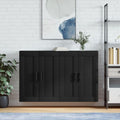 Sideboard in Schwarz mit Wandmontage