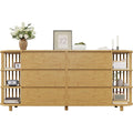 6 Schubladen treffen auf grifflose Fronten an dem Sideboard