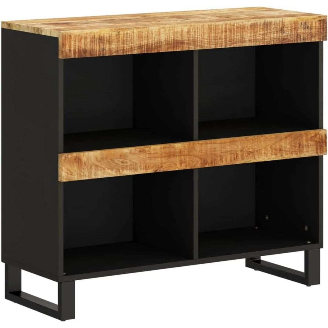 Der Nachttisch nimmt mit 85 x 33 x 75 cm Gestalt an