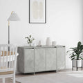 Das Sideboard nimmt mit 135 x 41 x 75 cm Gestalt an