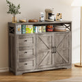 Kabelfuehrungen an dem Sideboard