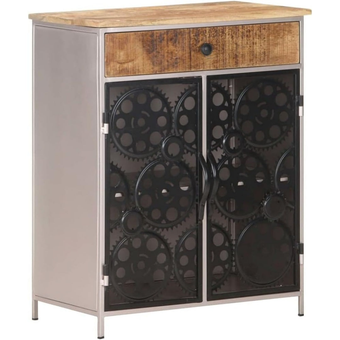 Das Sideboard nimmt mit 60 x 35 x 75 cm Gestalt an