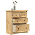 Sideboard mit 4 Schubladen, Metallgriffen und Schubladen